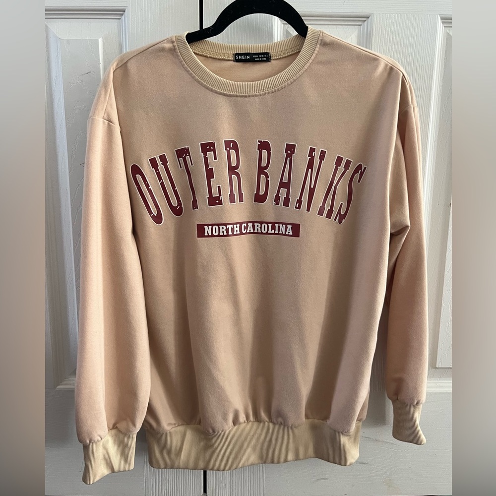 OBX Retro Style, Crew Neck, Lightweight Sweatshirt- Women’s Medium